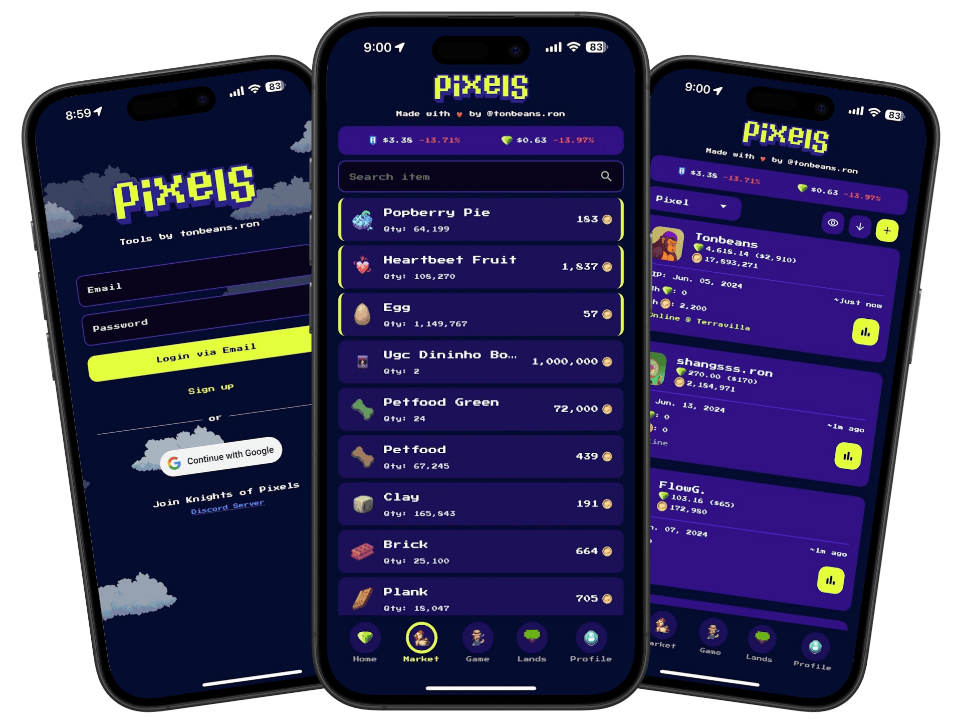 PixelTracker App Screenshot
